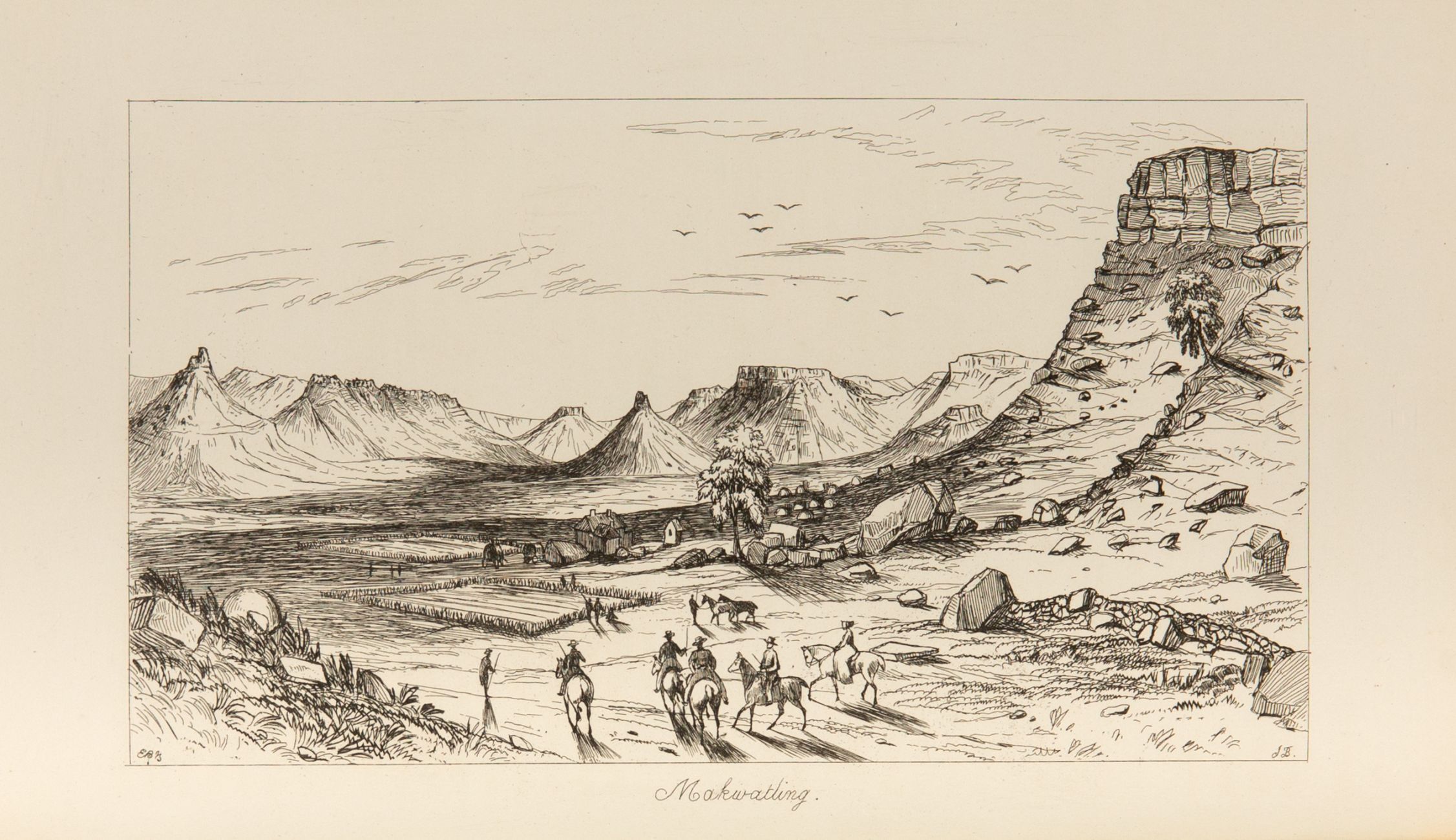 J. Backhouse, A narrative of a visit to the Mauritius and South Africa. London 1844. - Image 2 of 3