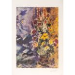 Marc Chagall, nach. Cirque / Bouquets. 4 Blatt Granolithographien mit Drucksignatur. Ex. 201, 201, 2
