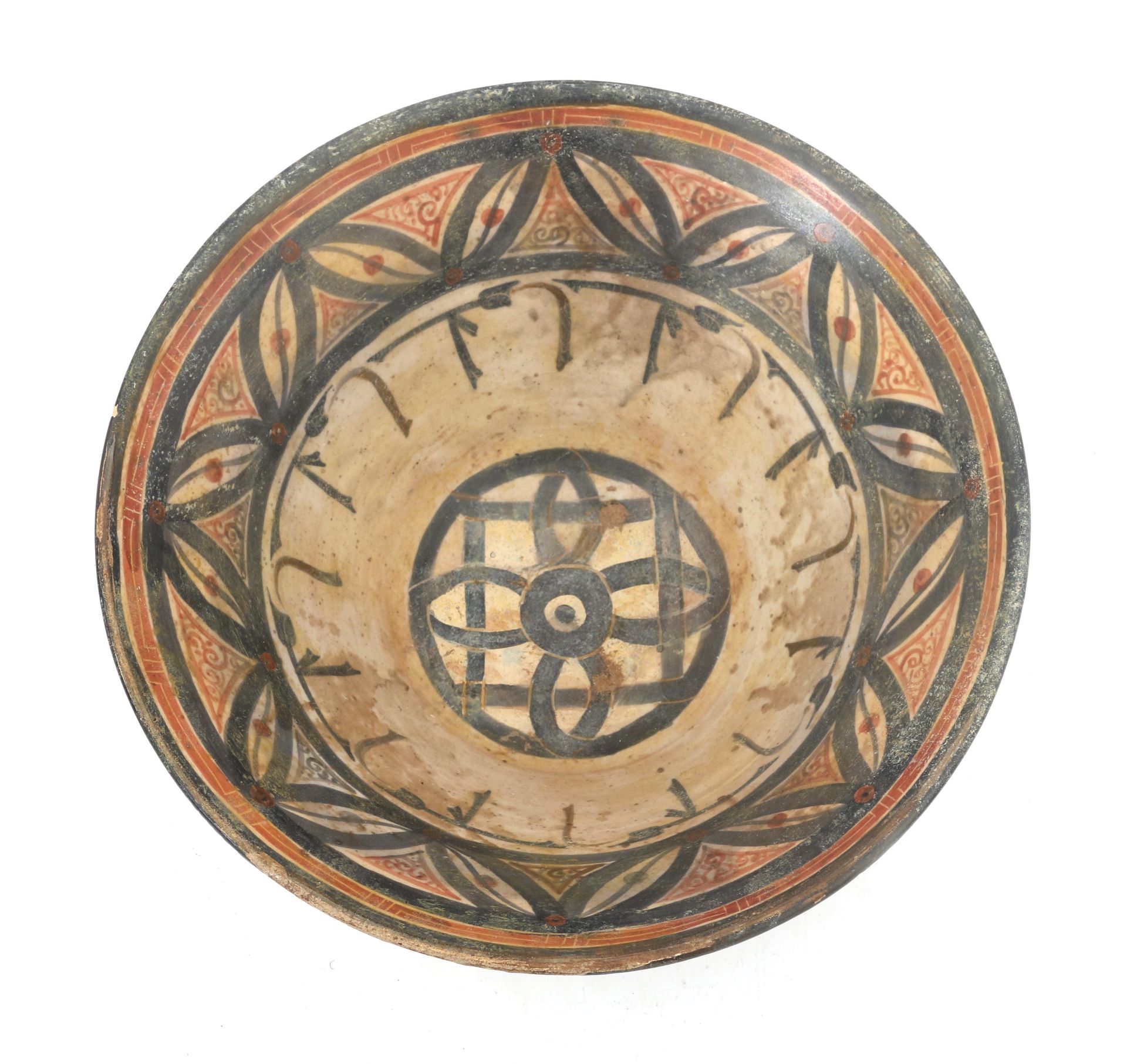 A medieval Seljuk, Nishapur glazed earthenware bowl - Image 3 of 4