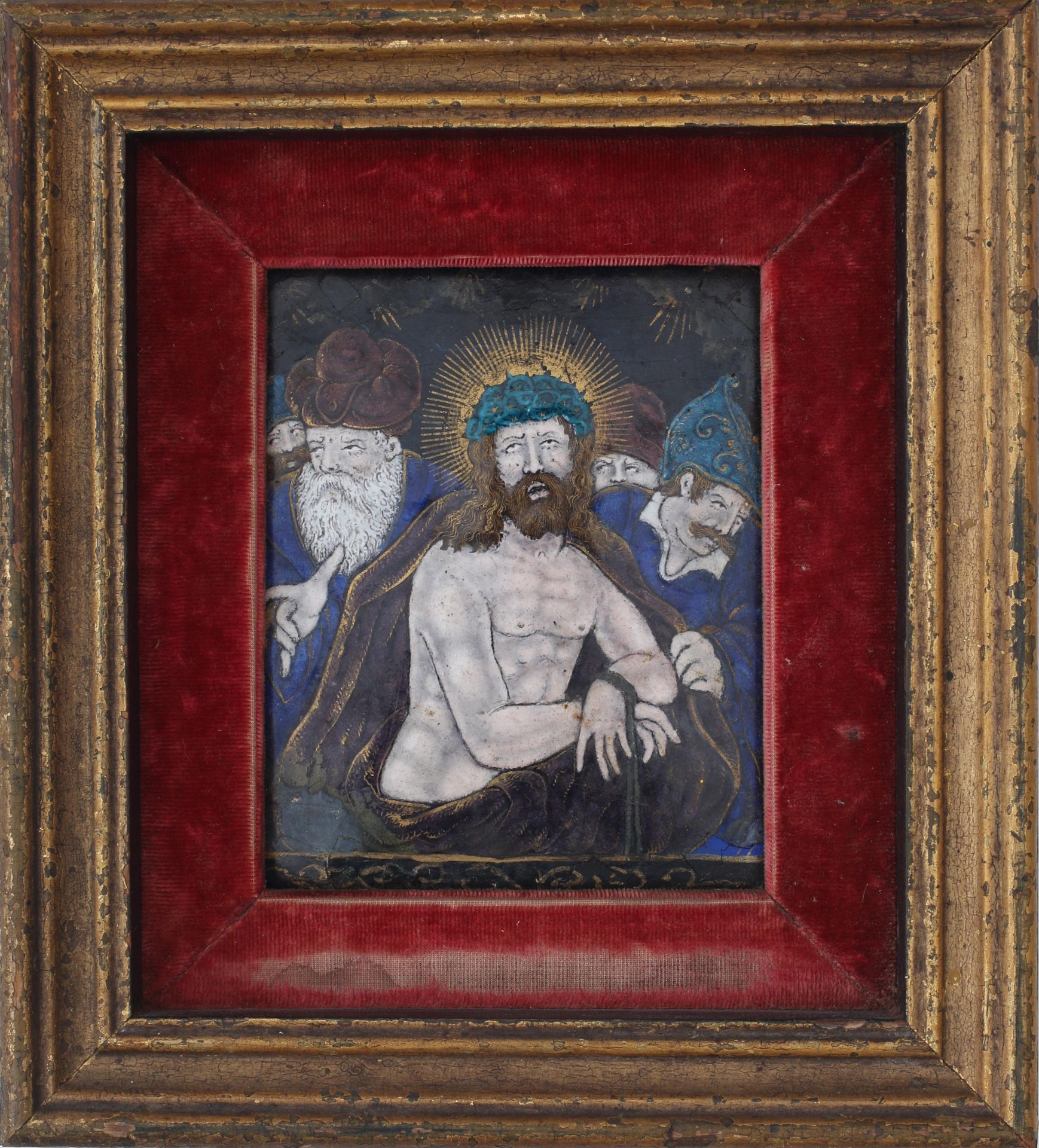 Ecce Homo. Limoges, France, circa 1600. - Image 3 of 4