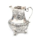 A Dutch silver milkjug. Possibly Haarlem. 1765.