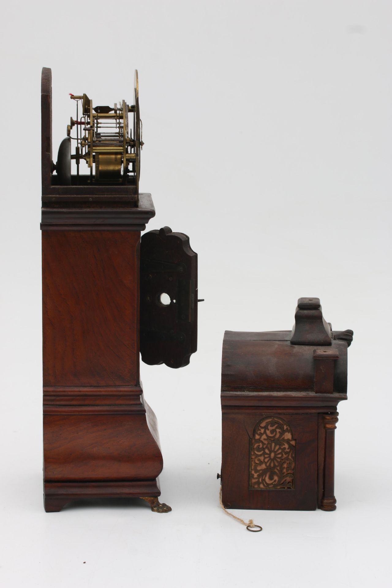 A miniature longcase clock, unsigned, 19th century. - Bild 7 aus 8
