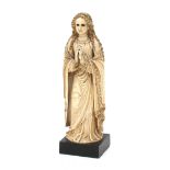 Indo-Portuguese, Goa, late 17th century, ivory virgin