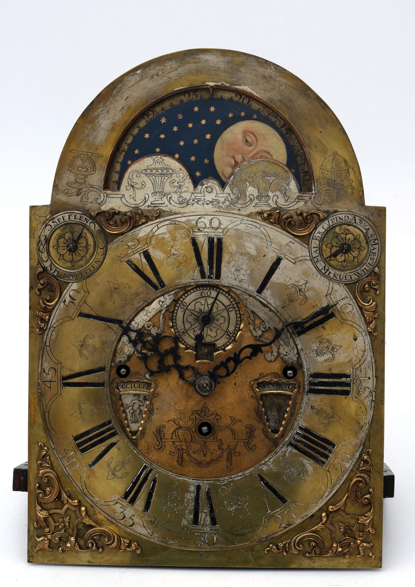 An Amsterdam walnut longcase clock, circa 1750. - Bild 7 aus 7