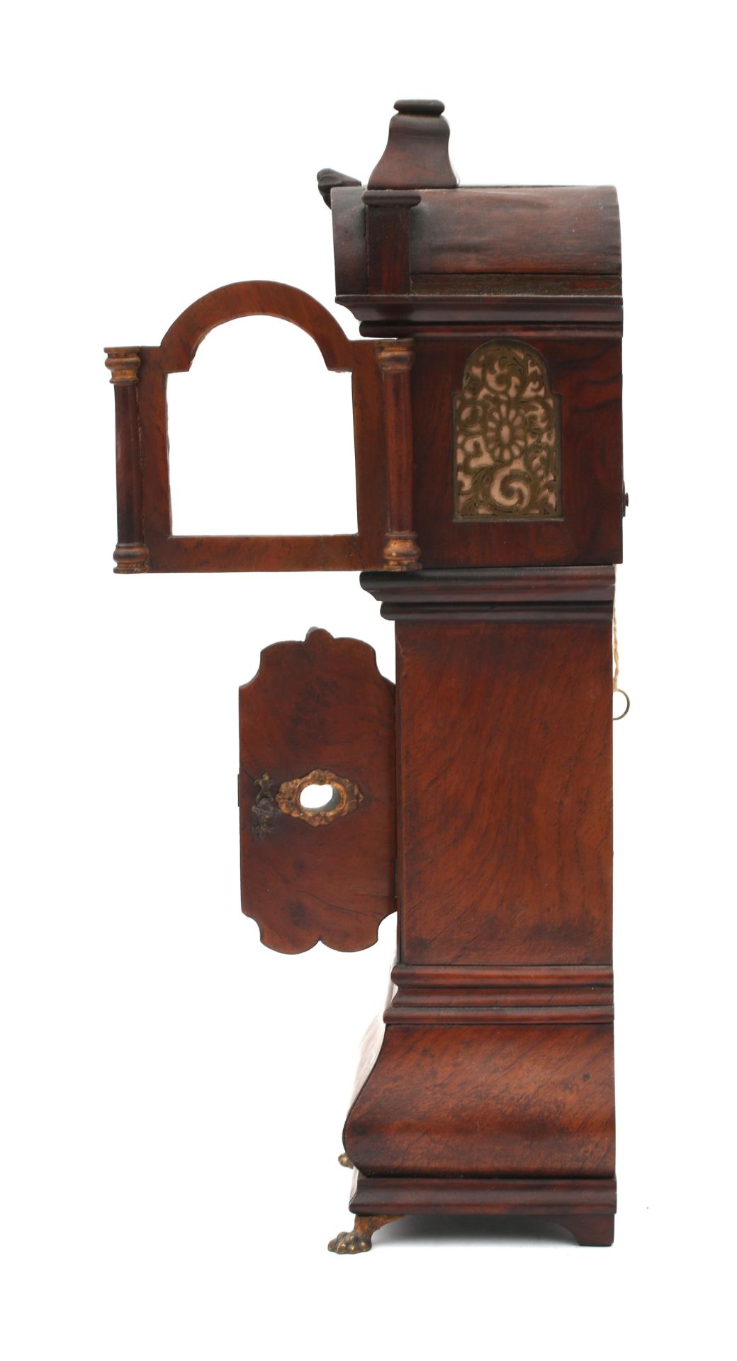 A miniature longcase clock, unsigned, 19th century. - Bild 4 aus 8