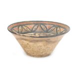 A medieval Seljuk, Nishapur glazed earthenware bowl