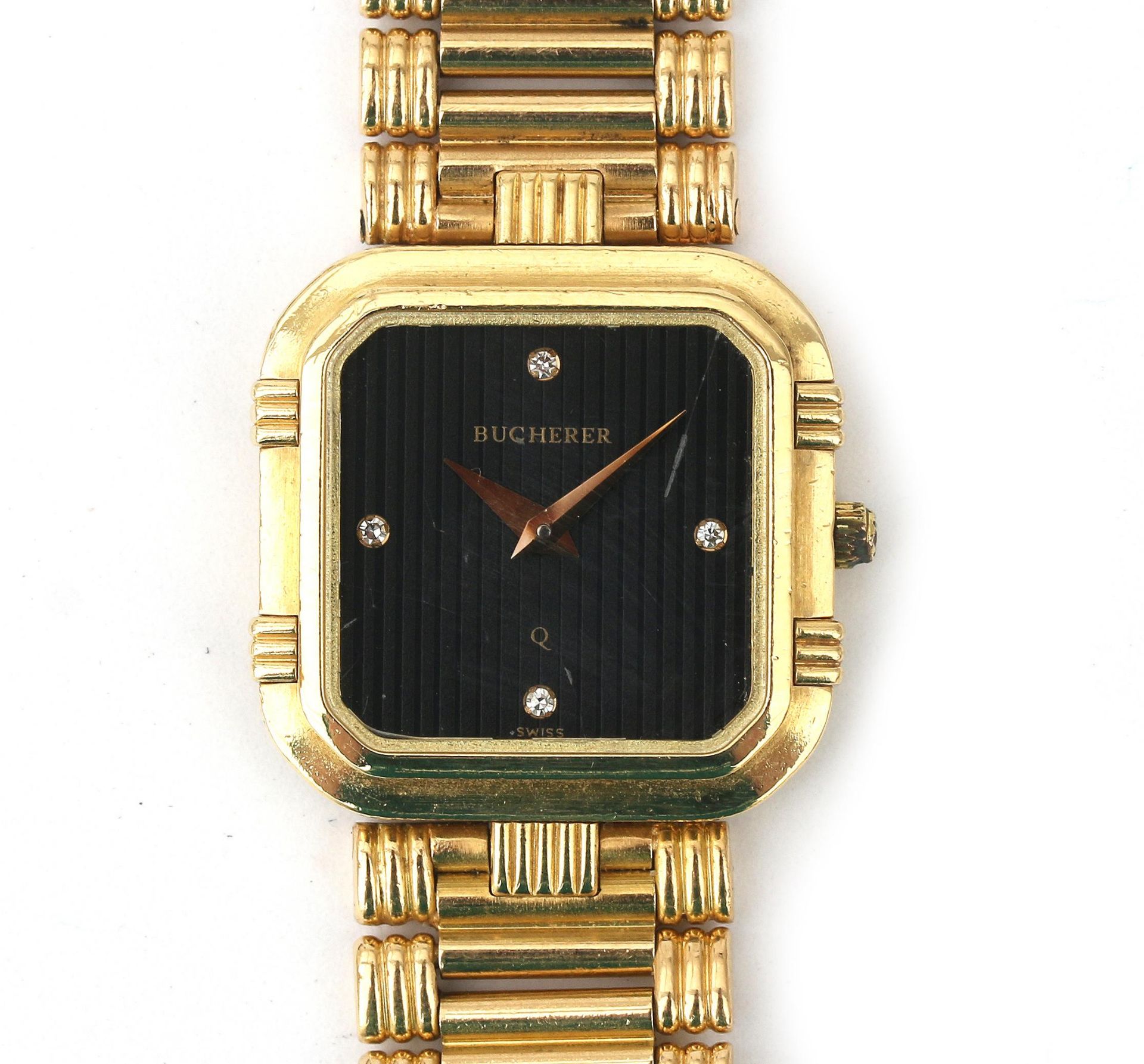 An 18 karat gold Bucherer lady's wristwatch
