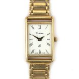 A 14 karat gold Certina lady's wristwatch