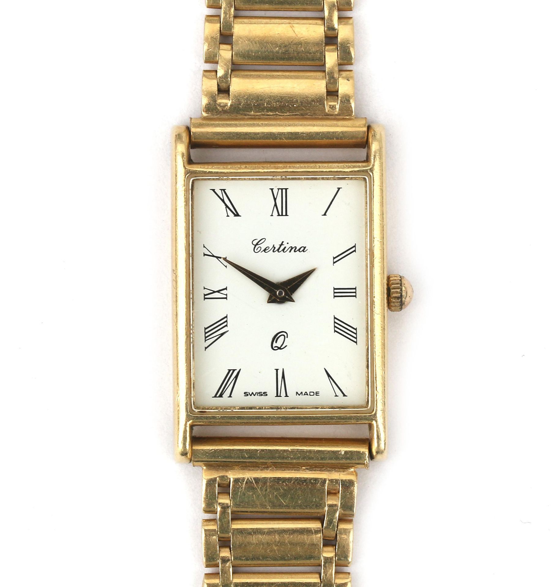 A 14 karat gold Certina lady's wristwatch