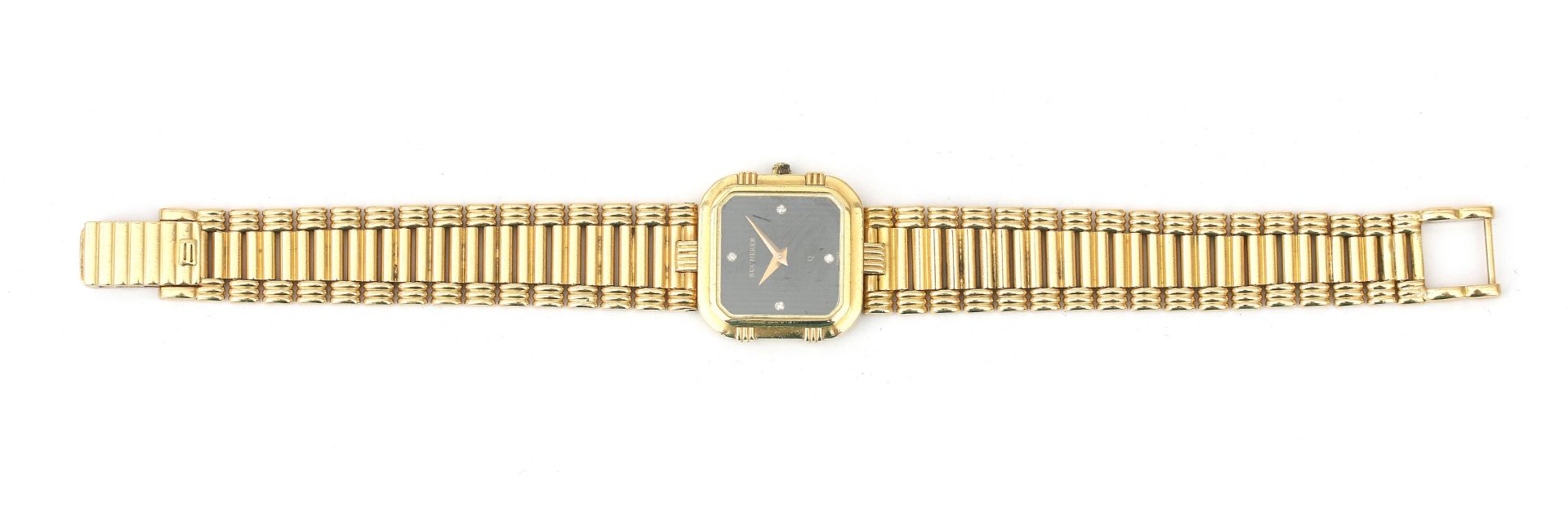 An 18 karat gold Bucherer lady's wristwatch - Bild 2 aus 2