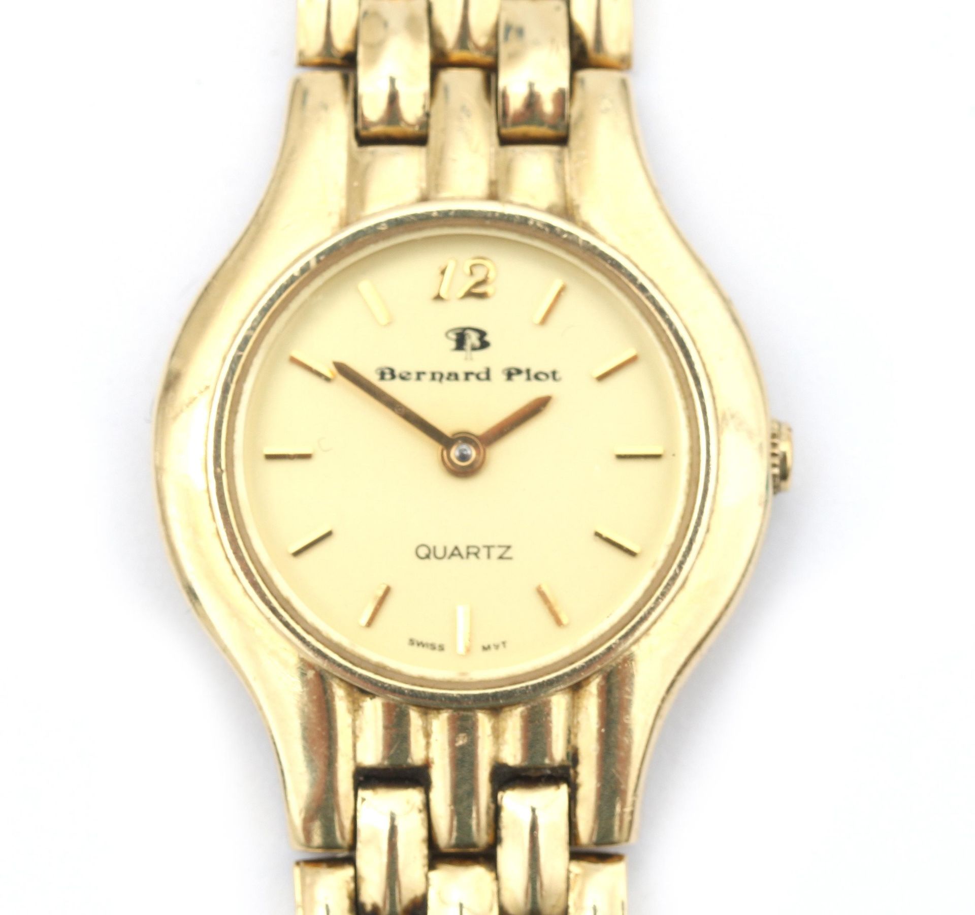 A 14 karat gold Bernhard Plot lady's wristwatch
