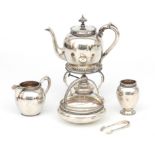 A six-piece 835 silver tea service, J.M. van Kempen & Zonen, Voorschoten, circa 1900.