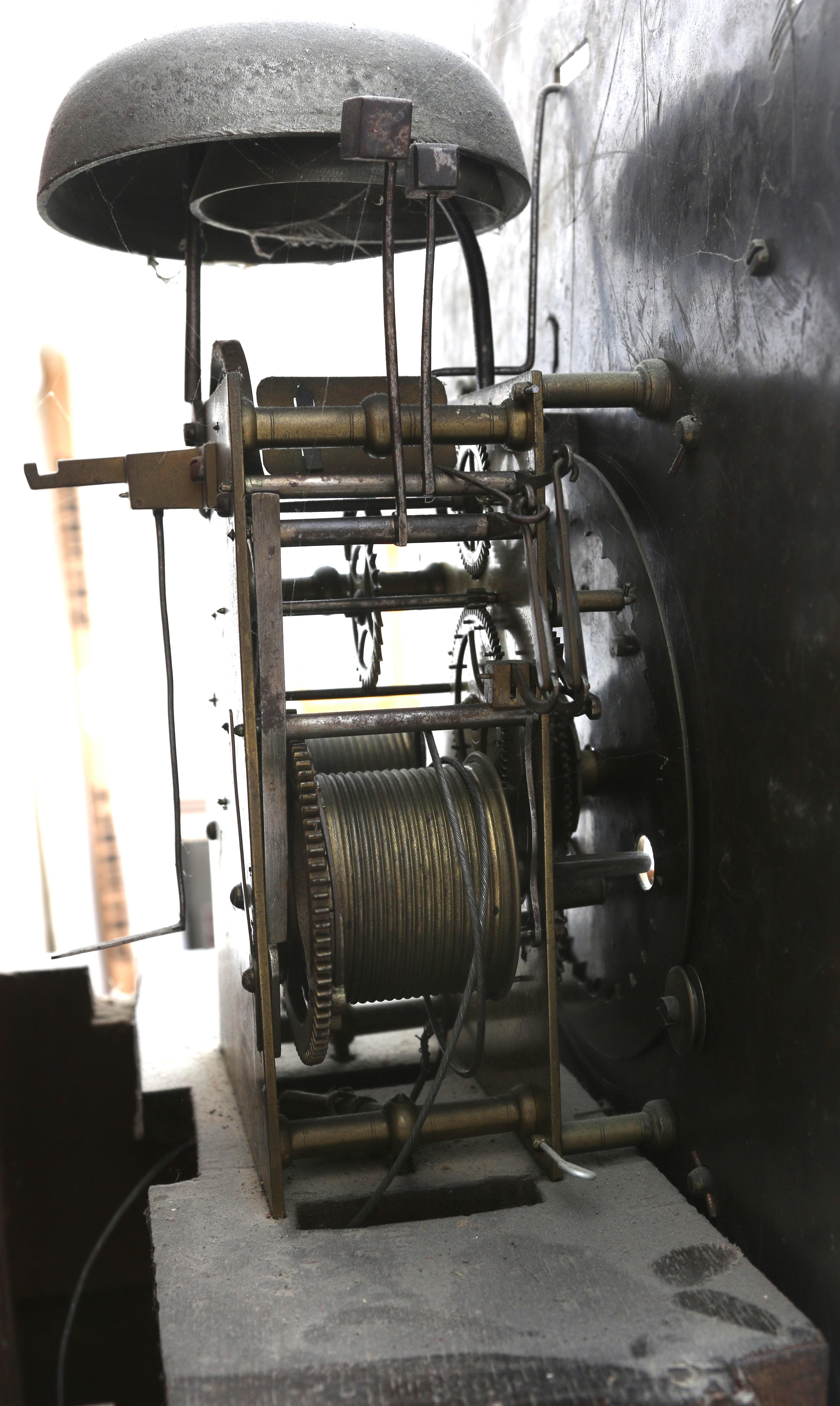 A Dutch walnut longcase clock, signed Gerrit Storm, Amsterdam, circa 1750. - Image 5 of 5