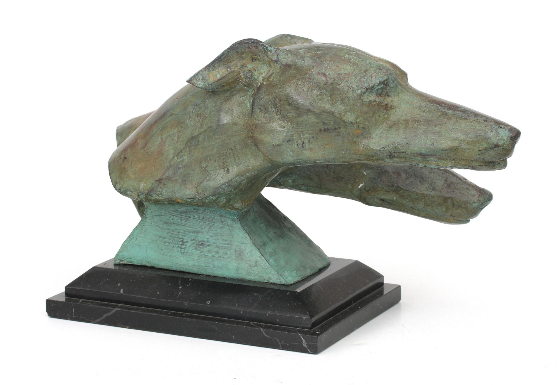 Bronze sculpture: 'Finish Line', signed M. Bertin - Bild 2 aus 3