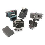 Five instant camera's, mainly Polairoid, including, amongst others type C 30-A, mainly 1960s/80s.