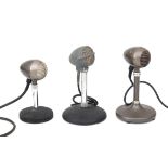 Three Microphones: RCA type M.I. 12910 and M.I. 6226 and a Astatic Corp. type JT48