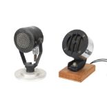 Two electrodynamic microphones: RW Laboratory Ltd, type A 2309 and Turner, type U9 S 'Dynamic'.