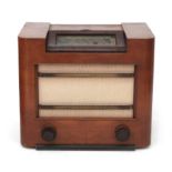 A Philips valve radio in wooden case, type 456-A, nicknamed Prelude, Holland, ca. 1936.