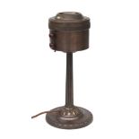 A General Motors valve pedestal ashtray radio, United States, ca. 1931.