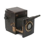 A bellows camera for glass plates, Thornton Pickard England, circa 1920.