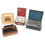 Four portable radio's including Philips, Vidor and Admiral, mainly 1950s/60s.