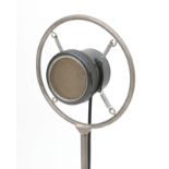 A Reisz condensator-microphone, type CM 200 on its original floor stand, Germany, circa 1932.