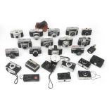 A collection of circa 25 Agfa camera's, including type Automatic and Isola, 1950s/70s.