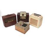 Four portable radio's including Truetone and EverReady, mainly 1950s.