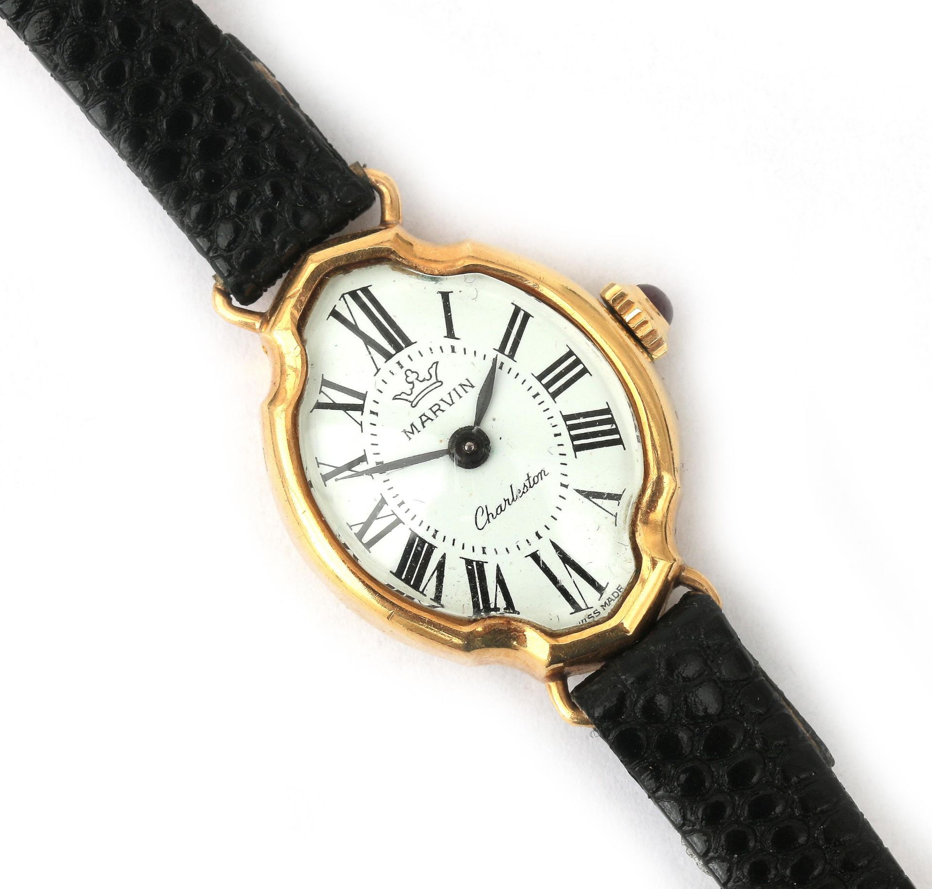 An 18 karat gold Marvin lady's wristwatch
