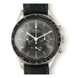 A rare steel omega Speedmaster 'Pre Moon' wristwatch, 1962