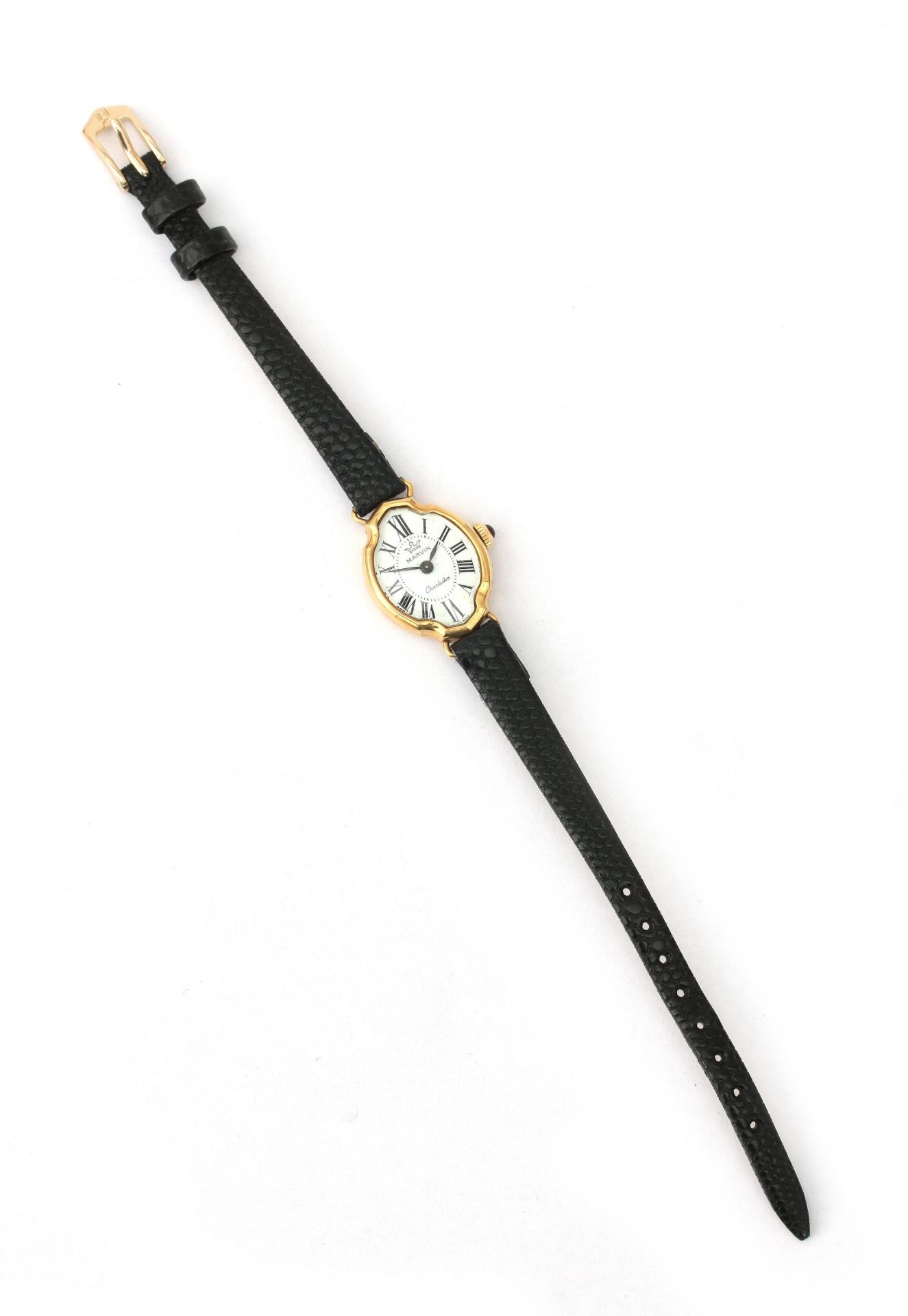 An 18 karat gold Marvin lady's wristwatch - Bild 2 aus 2