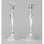 A pair of silver candlesticks, Tiffany & Co.