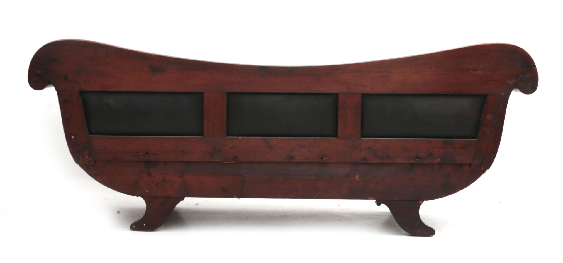 A Dutch biedermeier mahogany sofa. - Bild 3 aus 3