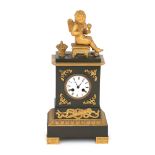 An empire-style mantle clock, 19th century.