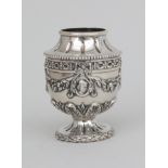 A Dutch silver tea spoon vase, 1905.
