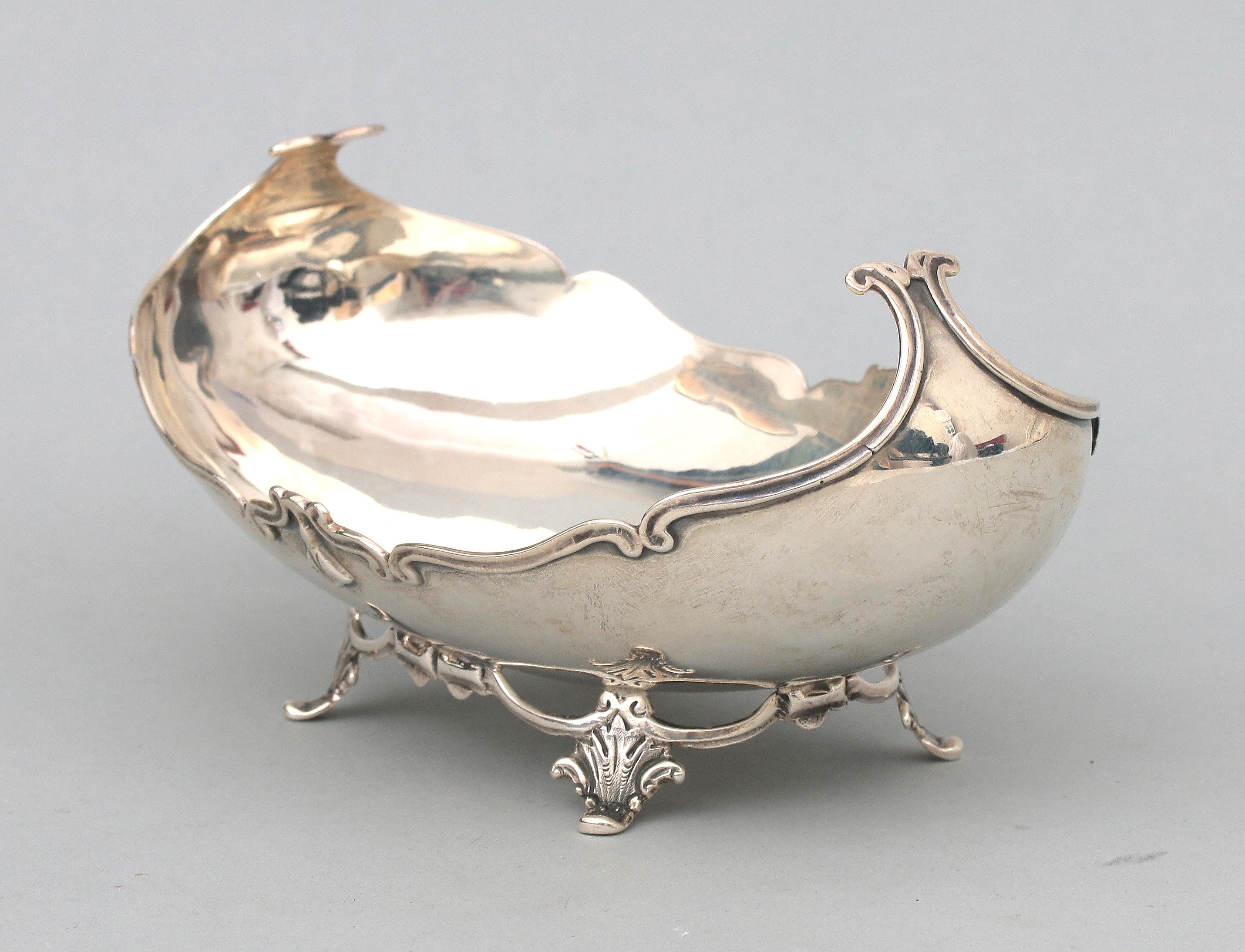 Silver bonbon dish, Birmingham, 1911. - Bild 3 aus 4