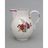 A Hague porcelain milk jug, circa 1780.