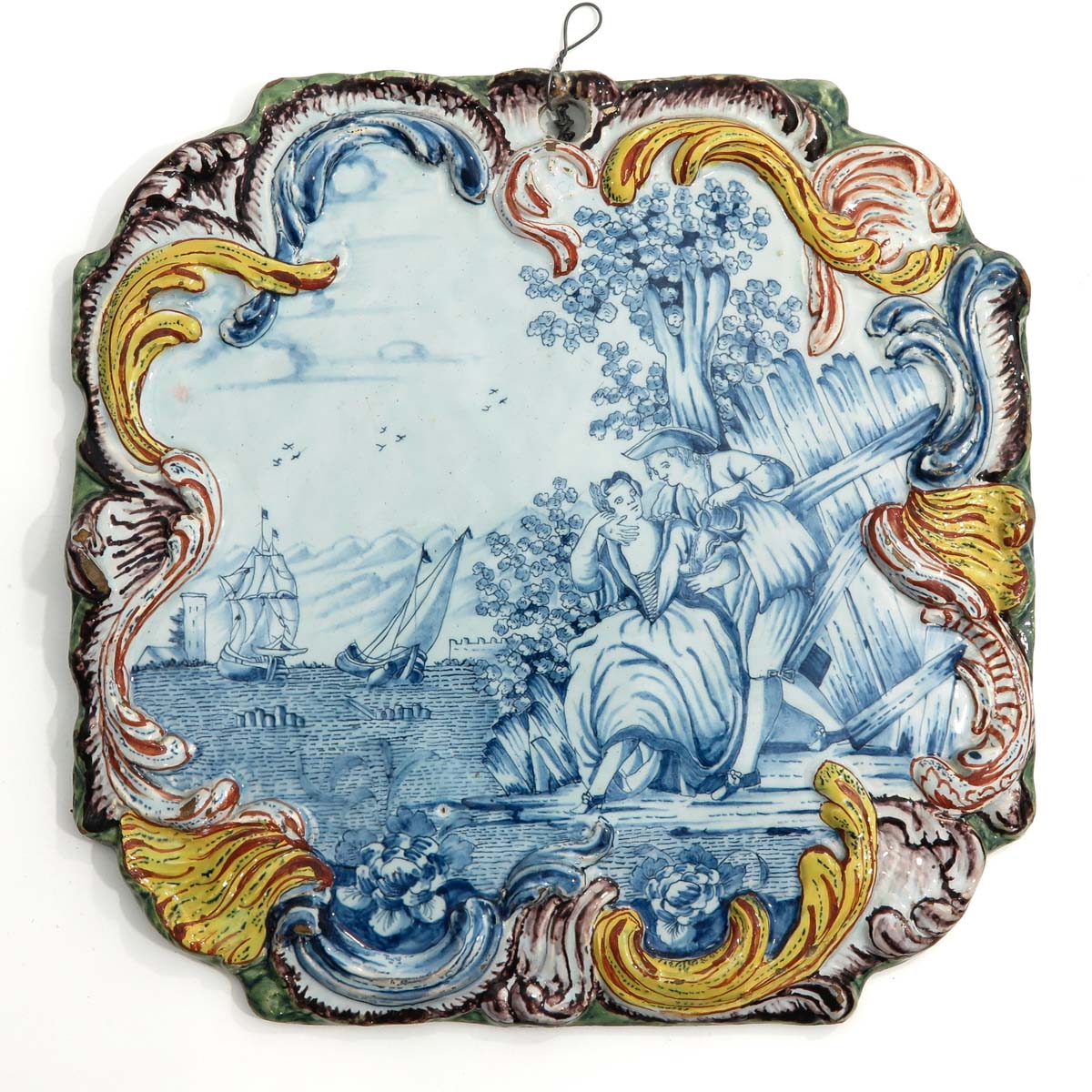 An 18th Century Delft Plaque