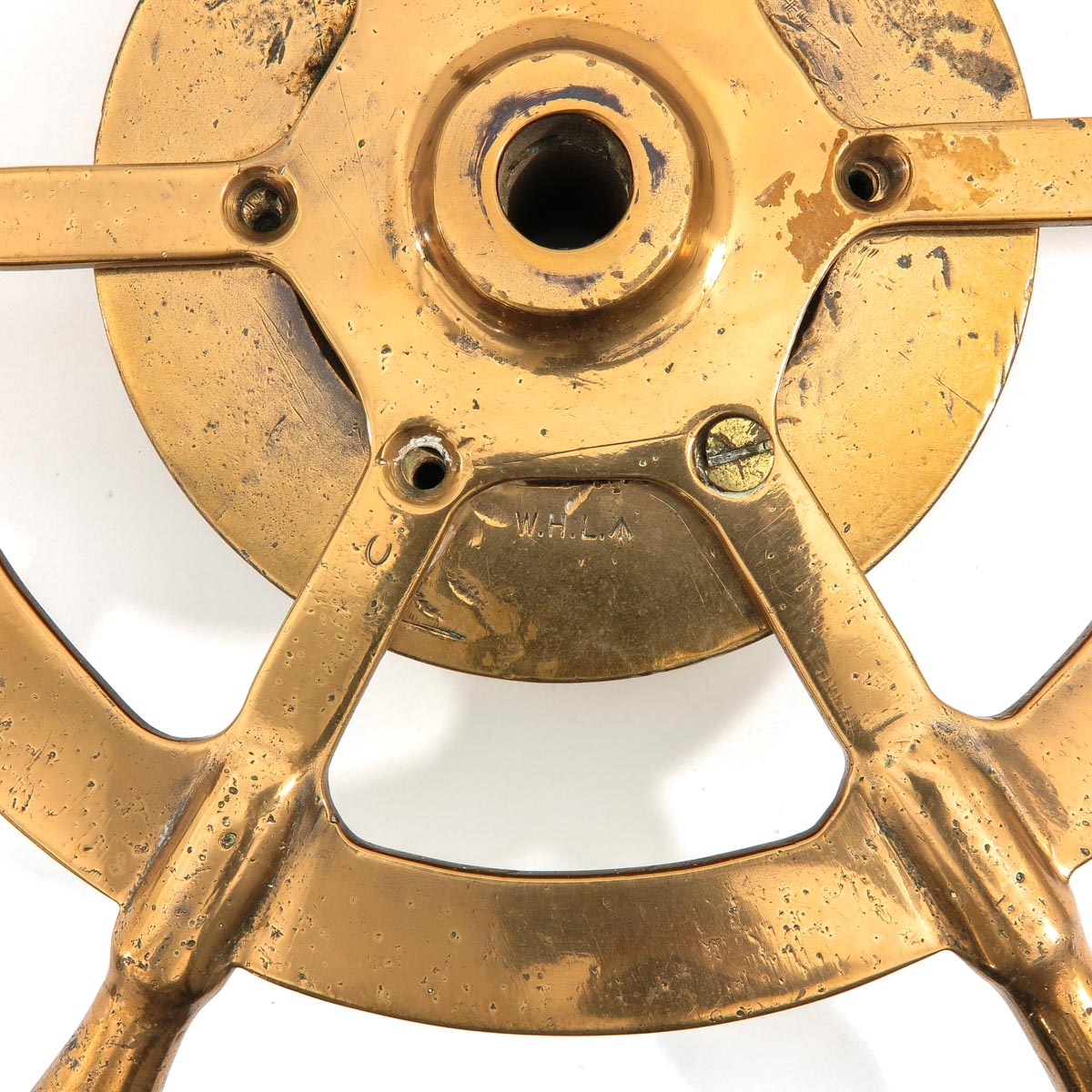 A Brass Steering Wheel - Image 3 of 5