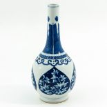 A Blue and White Bottle Vase