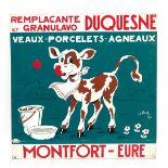 A Montfort - Eure Enamel Sign