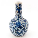A Floral Decor Bottle Vase