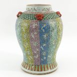 A Polychrome Decor Jar