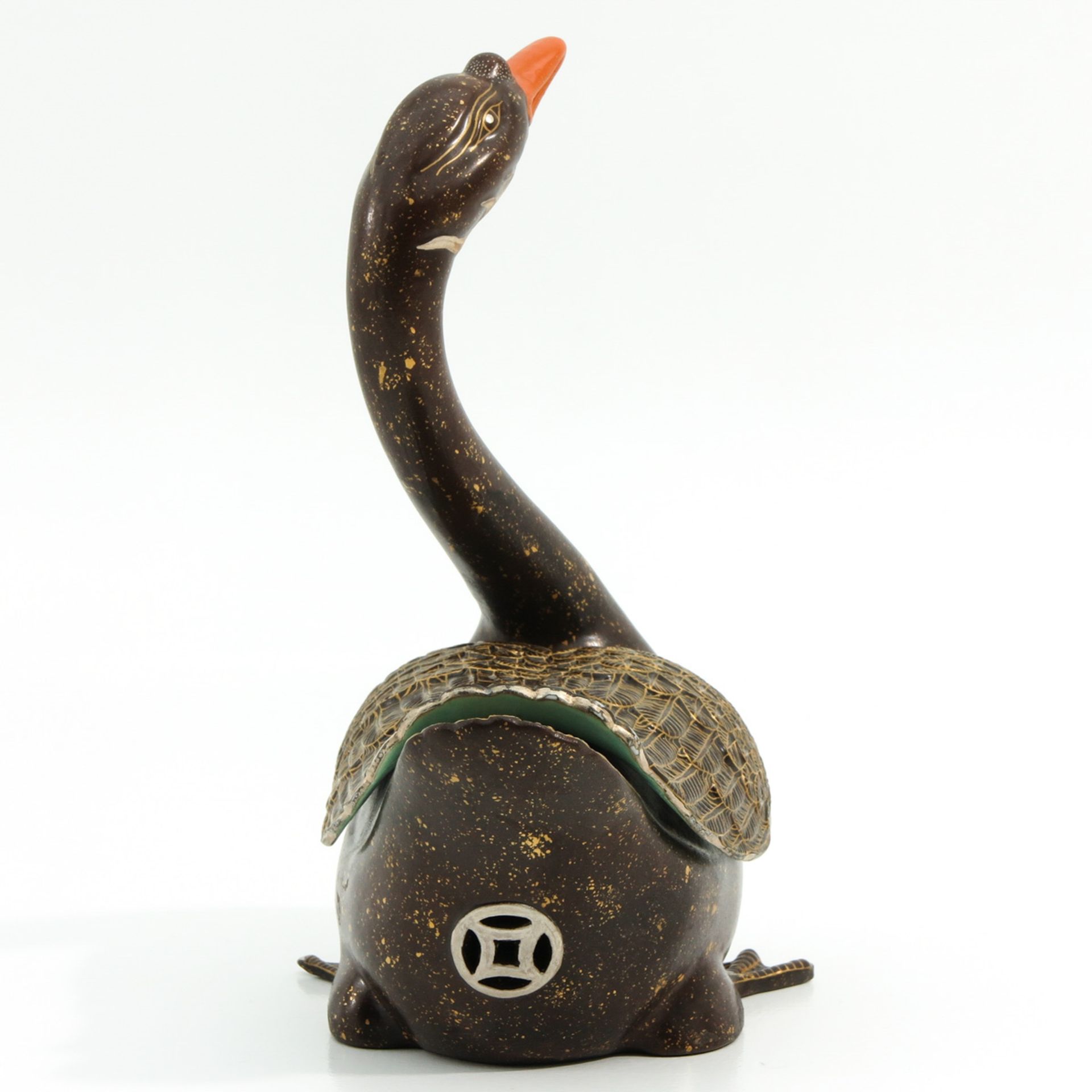 A Chinese Duck Sculpture - Image 2 of 9