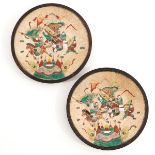 A Pair of Nanking Plates