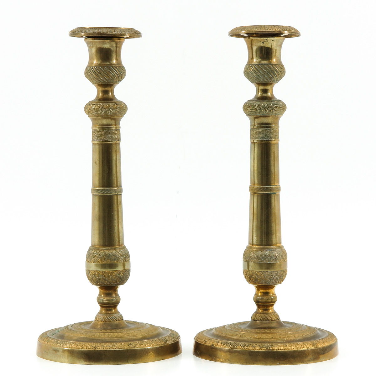 A Pair of French Candlesticks - Image 4 of 6