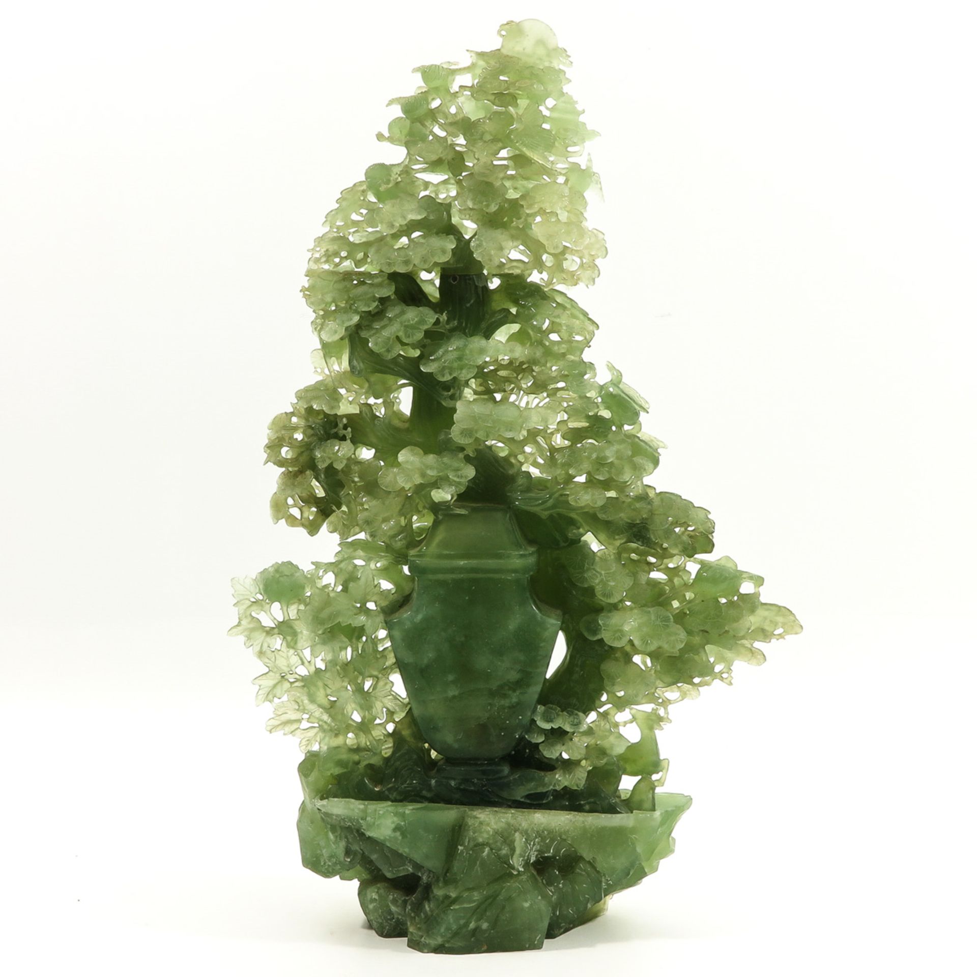 A Large 4 Piece Jade Sculpture - Bild 3 aus 10