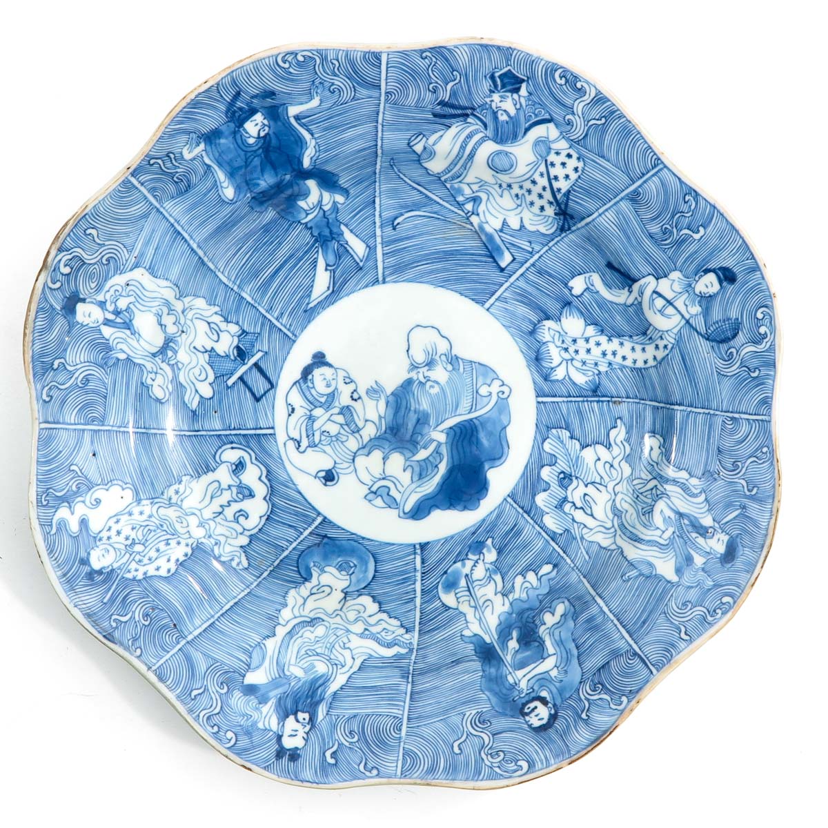 A Pair of Blue and White Plates - Image 5 of 9