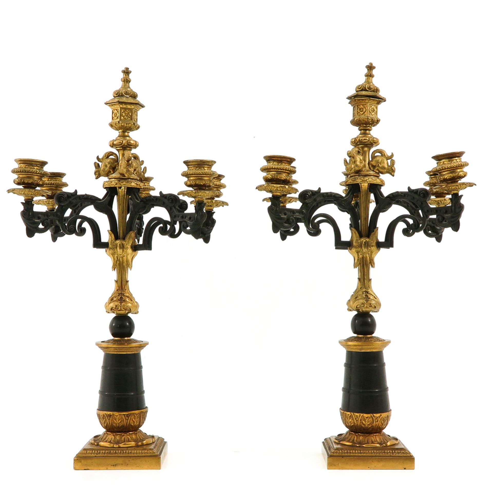 A Pair of Candlesticks - Image 3 of 6