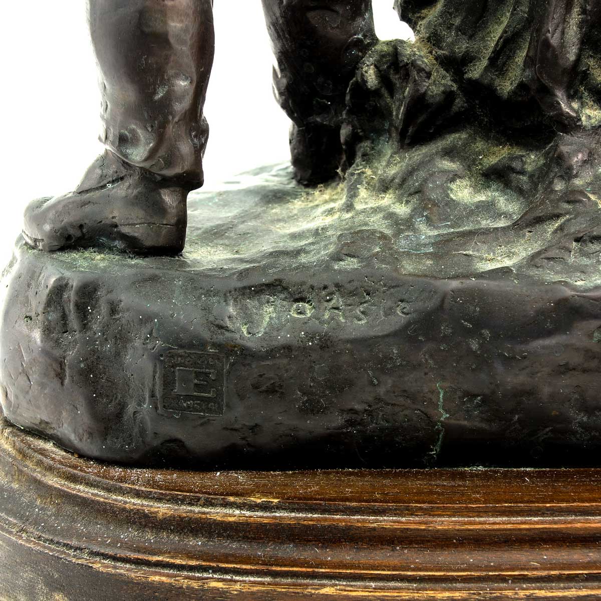 A Signed Bronze Sculpture - Image 7 of 10